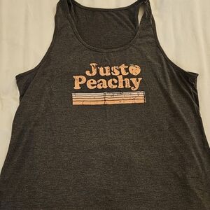 SHEIN Curve Dark Gray Tank Top